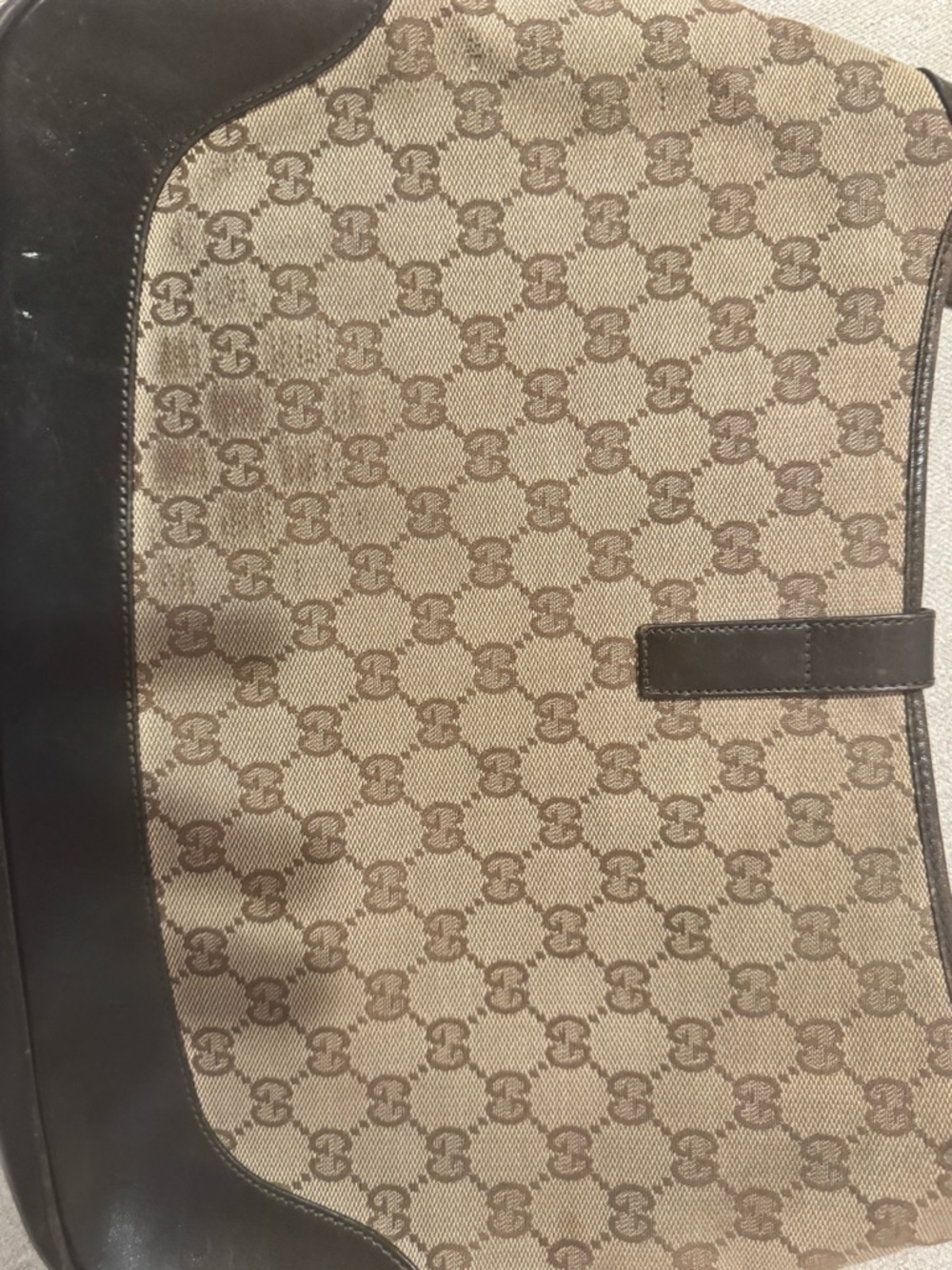 Gucci Jackie Original Web Shoulder Bag Leather and GG Canvas Medium - Picture 4 of 13
